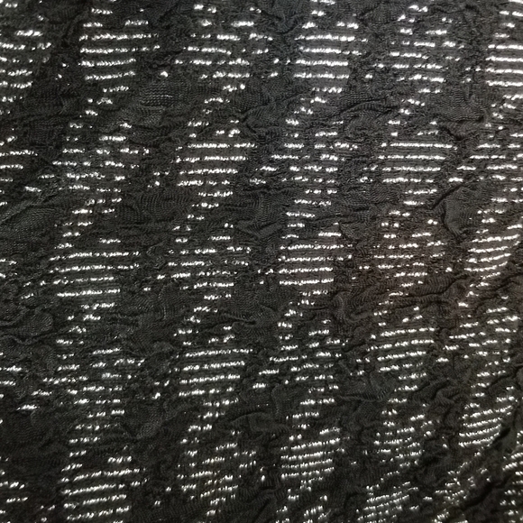 🇨🇦 90s Joseph Ribkoff silver and black Chic Top with strass corset front - Picture 5 of 5